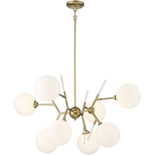 Polares 8 Light 36 inch Honey Gold Chandelier Ceiling Light