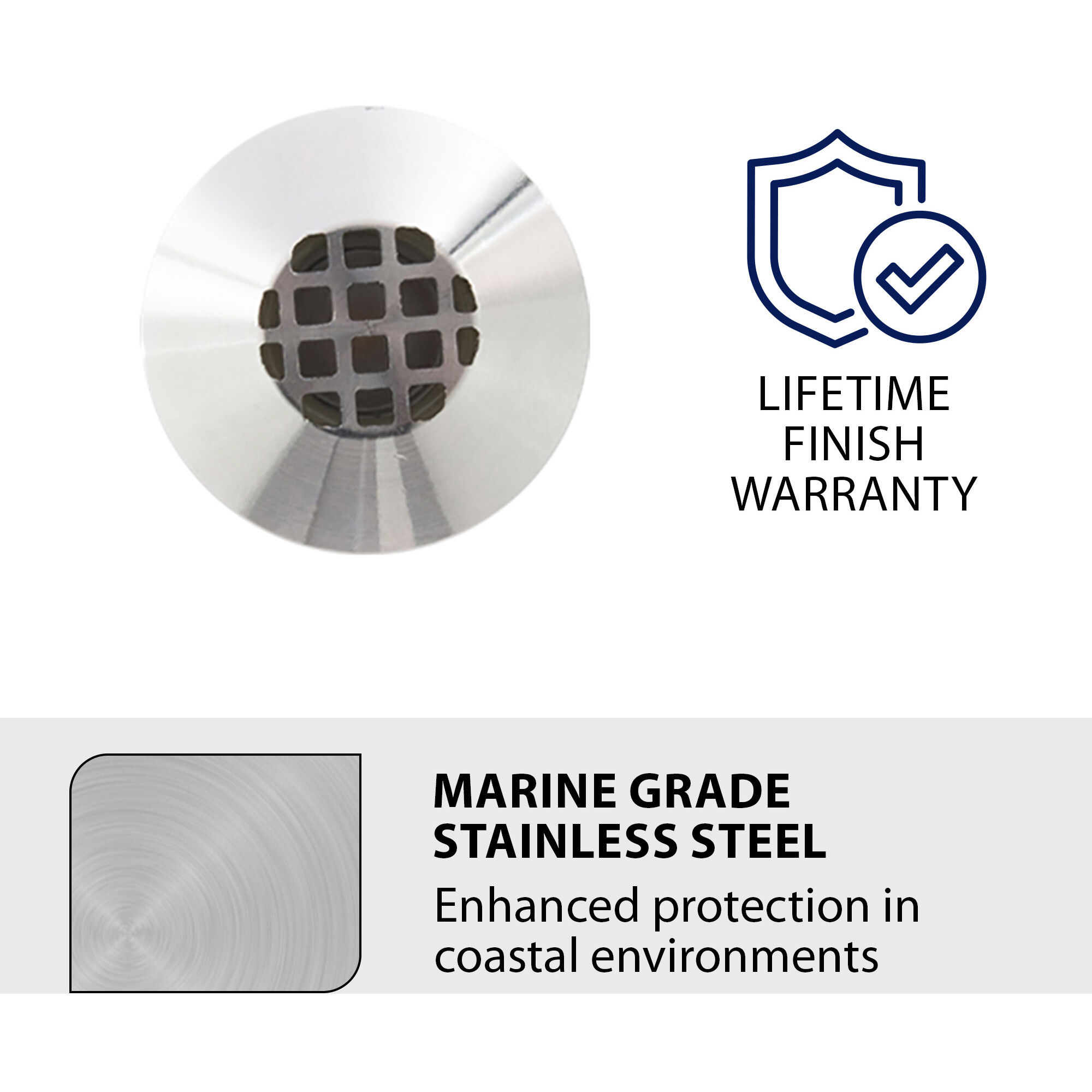 Tyler 12 2 watt Stainless Steel Path Lighting in 3000K, WAC Landscape