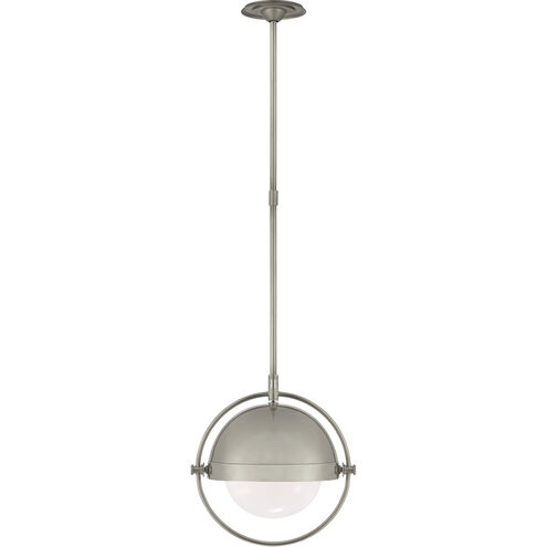 Thomas O'Brien Decca 1 Light 15.75 inch Antique Nickel Orbital Pendant Ceiling Light, Medium