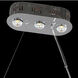 Dolo 3 Light 42 inch Chrome Island Light Ceiling Light