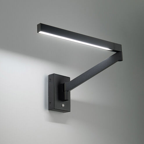 Beam 3 inch 8 watt Black Headboard Light Wall Light