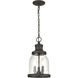 Renford 3 Light 8 inch Architectural Bronze Outdoor Pendant