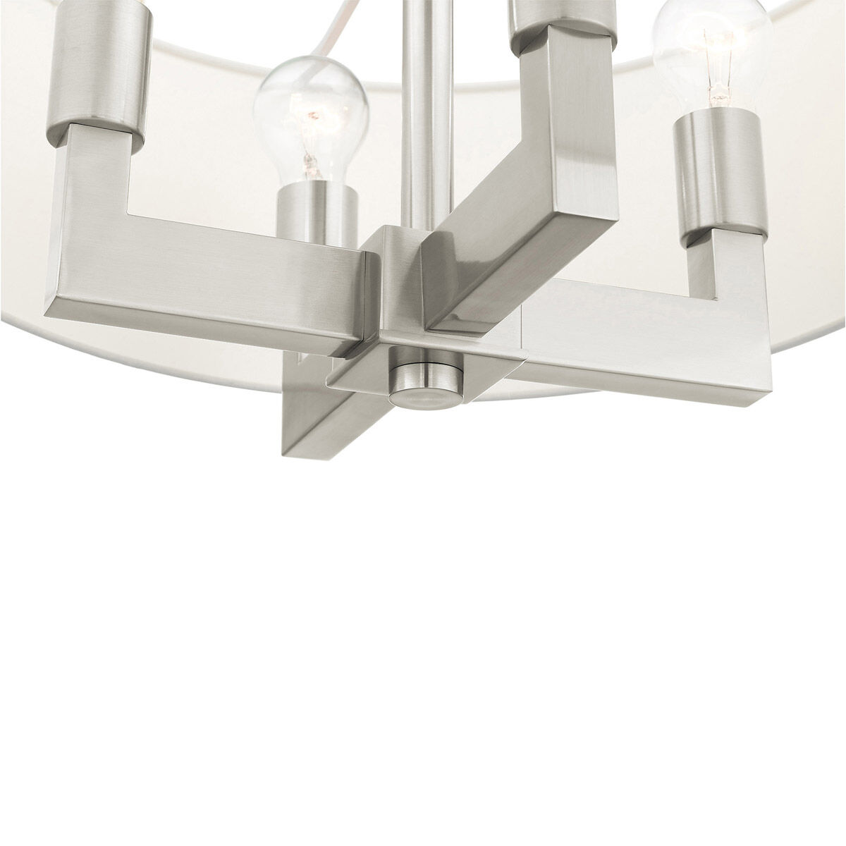 Cresthaven 4 Light 18 inch Brushed Nickel Chandelier Ceiling Light