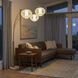 Bloom 86.6 inch 9 watt Weathered Brass and White Arc Floor Lamp Portable Light