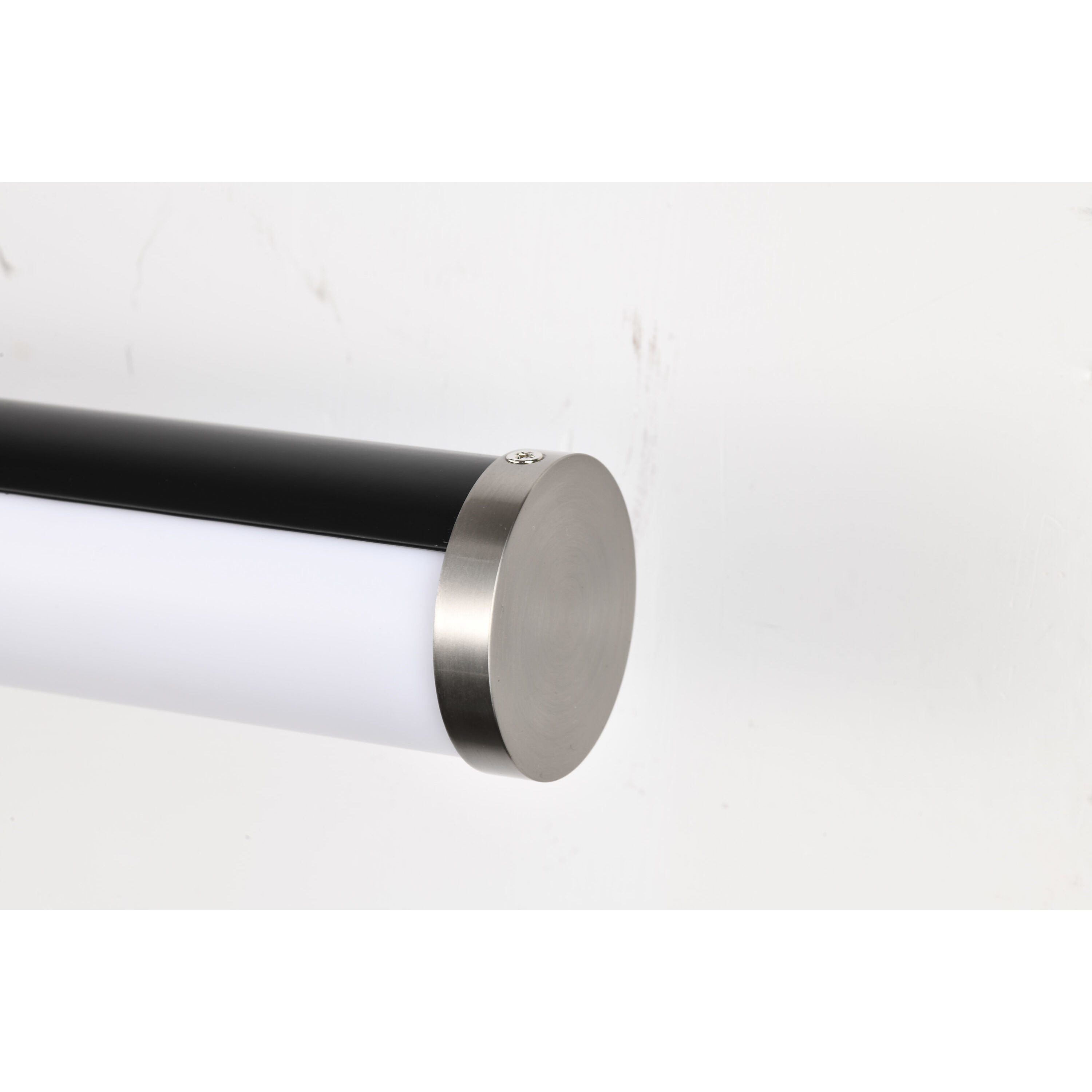 Solano LED 36 inch Black and Brushed Nickel Bath Vanity Light Wall Light