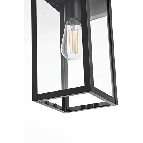 Hilton 1 Light 17.5 inch Black Outdoor Wall Sconce