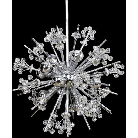 Constellation 10 Light 19 inch Chrome Pendant Ceiling Light