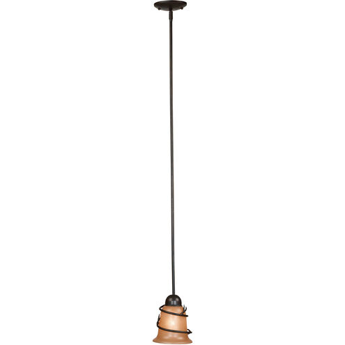 Twigs 1 Light 6 inch Blackened Bronze Mini Pendant Ceiling Light
