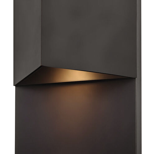 Treva 1 Light 22 inch Dark Oxidized Brass Outdoor Wall Mount Lantern