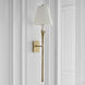 Chapman & Myers Aiden LED 8.5 inch Gilded Iron Tail Sconce Wall Light, Large