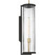 Cara 1 Light 27.5 inch Legacy Brass and Dark Matte Black Outdoor Wall Sconce
