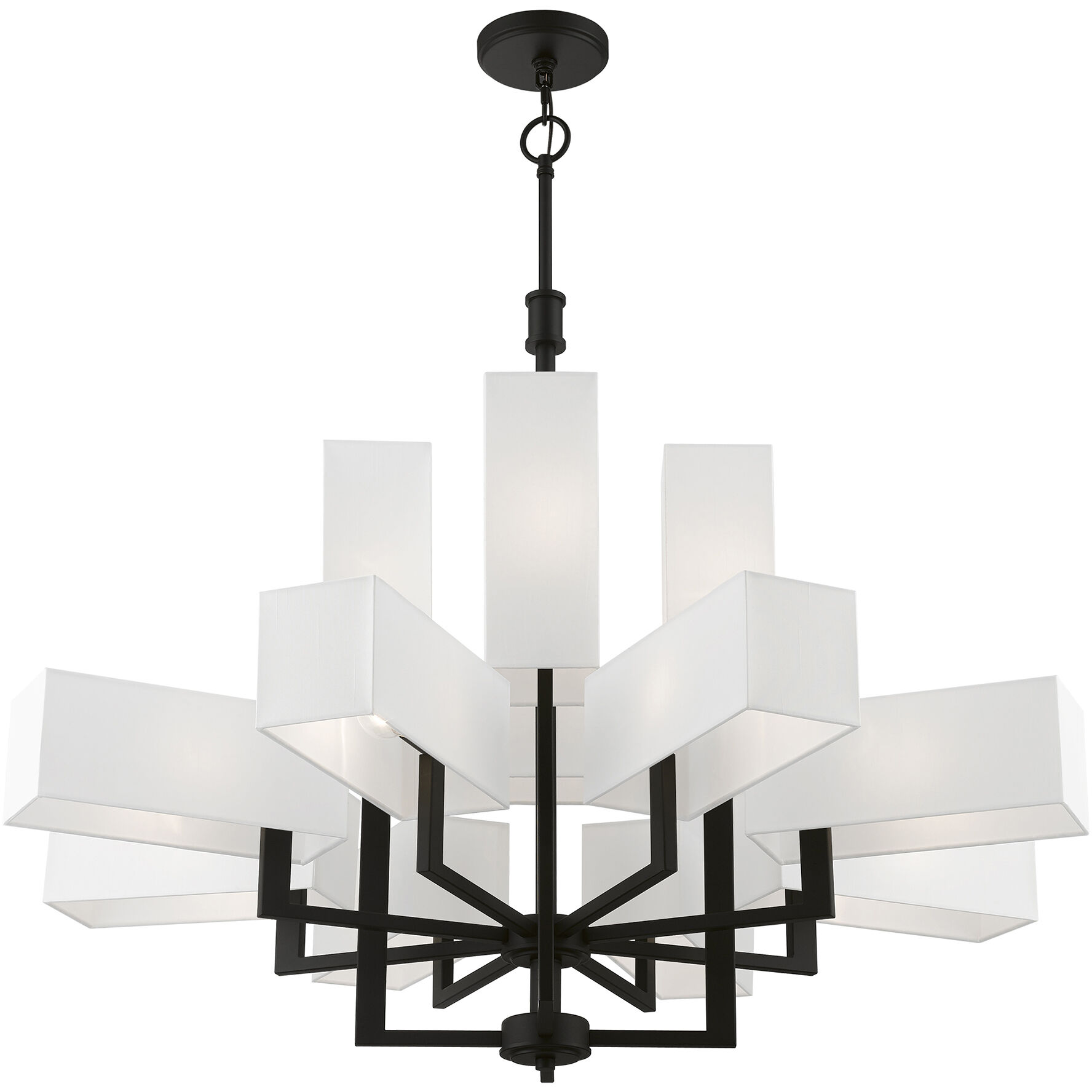 Large black foyer light online