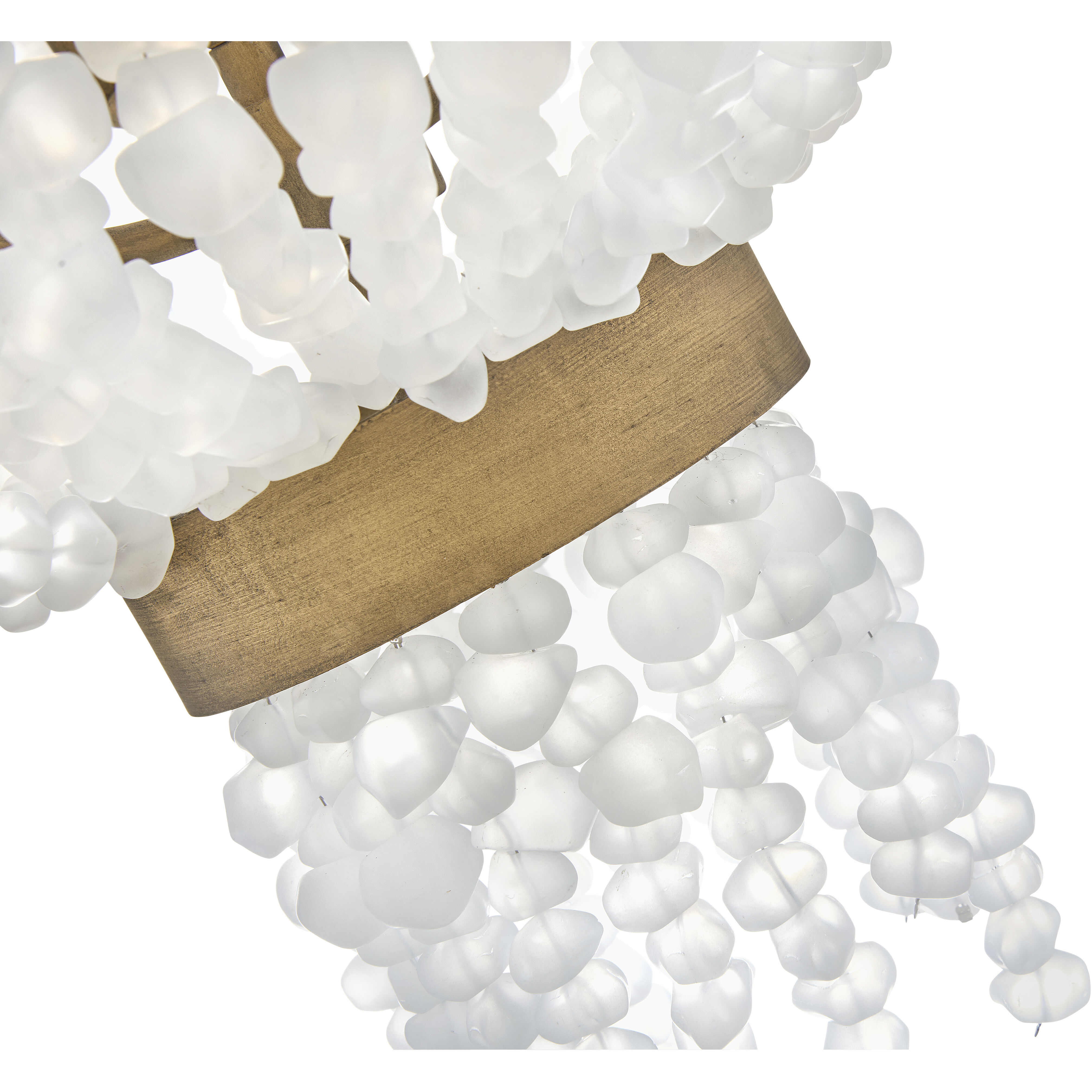 Dune LED 18 inch Burnished Gold Pendant Ceiling Light