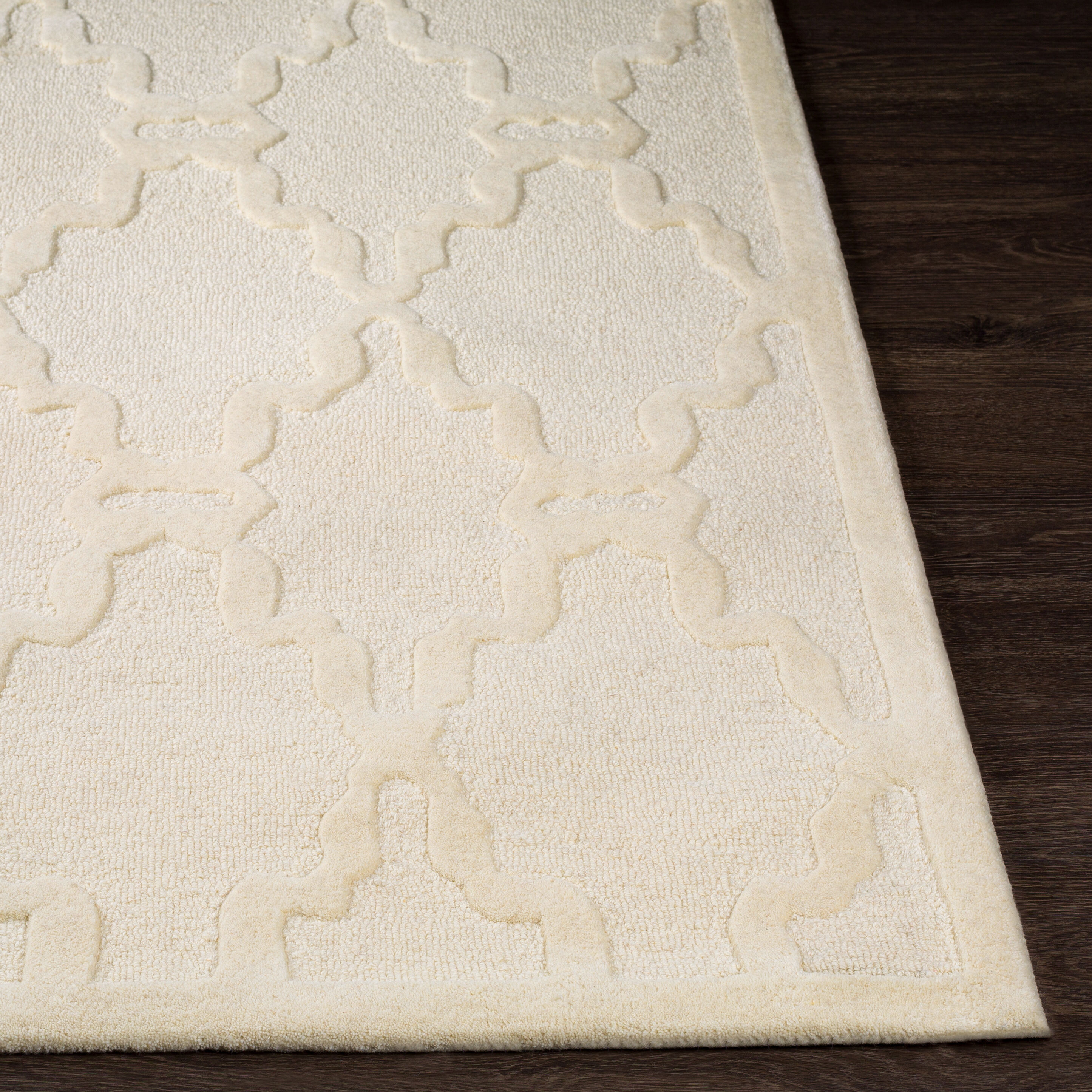 Chandler 63 X 39 inch Ivory Rug in 3 x 5, Rectangle