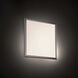 Neo LED 12 inch Brushed Aluminum Flush Mount Ceiling Light in 12in.