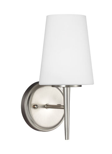 Driscoll 1 Light 5.25 inch Brushed Nickel Wall Bath Fixture Wall Light