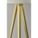 Director 60.25 inch 150.00 watt Antique Brass Floor Lamp Portable Light