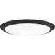Verge 20 inch Earth Black Flush Mount Ceiling Light