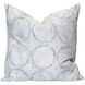 Jonas 24 X 6.5 inch White Light Blue Green and Gray Pillow