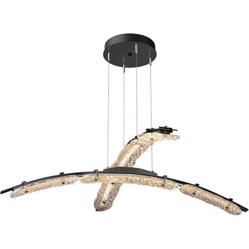 Glissade LED 43.5 inch Ink Double Pendant Ceiling Light, Large
