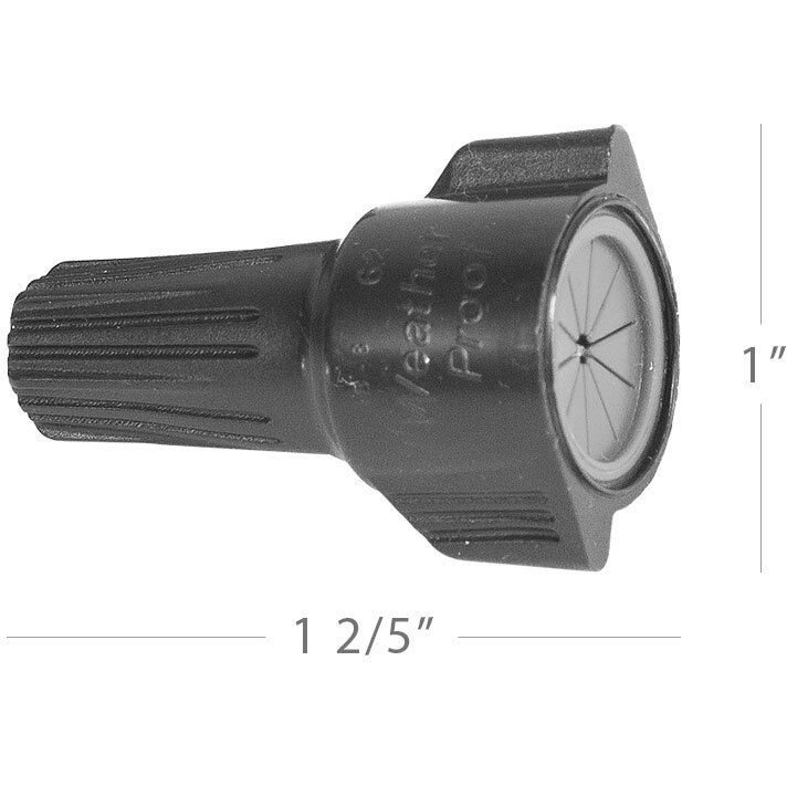 IDEAL Black Landscape Wire Nuts, Landscape Wire Nuts, WAC Landscape