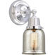 Aditi Small Bell 1 Light 5 inch Polished Chrome Sconce Wall Light, Aditi