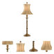 Chelsea House 31 inch 150.00 watt Hand Rubbed Antique Green Buffet Lamp Portable Light