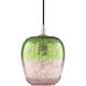 Tisbury 1 Light 8 inch Lime/Pale Pink Pendant Ceiling Light