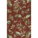 Rain 36 X 24 inch Clay, Dark Brown, Olive Rug