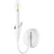 Claudelle Wall Sconce Wall Light in Textured White