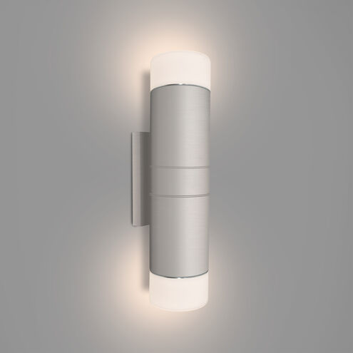 Kaya 24 LED 24 inch Silver Outdoor Sconce