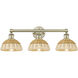 Edison Bristol Natural II 3 Light 26 inch Antique Brass Bath Vanity Light Wall Light