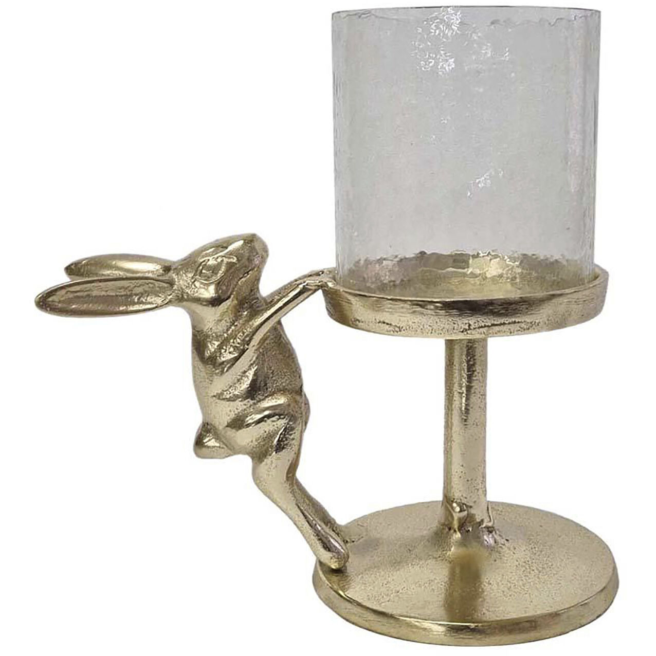 Rabbit Pillar 7.5 X 7 inch Candle Holder