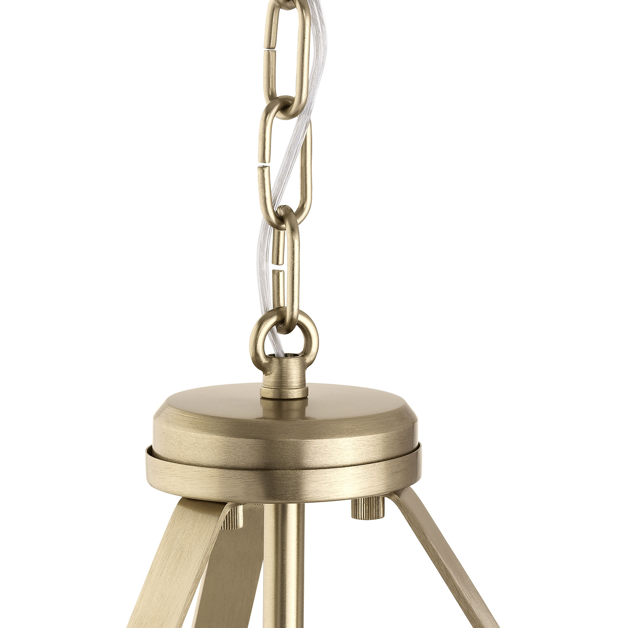 Lieon 3 Light 15.75 inch Champagne Bronze Convertible Pendant Ceiling Light