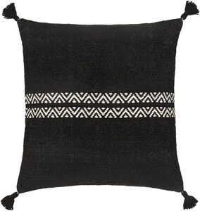 Josie 18 inch Black Pillow Kit in 18 x 18, Square