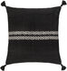 Josie 18 inch Black Pillow Kit in 18 x 18, Square