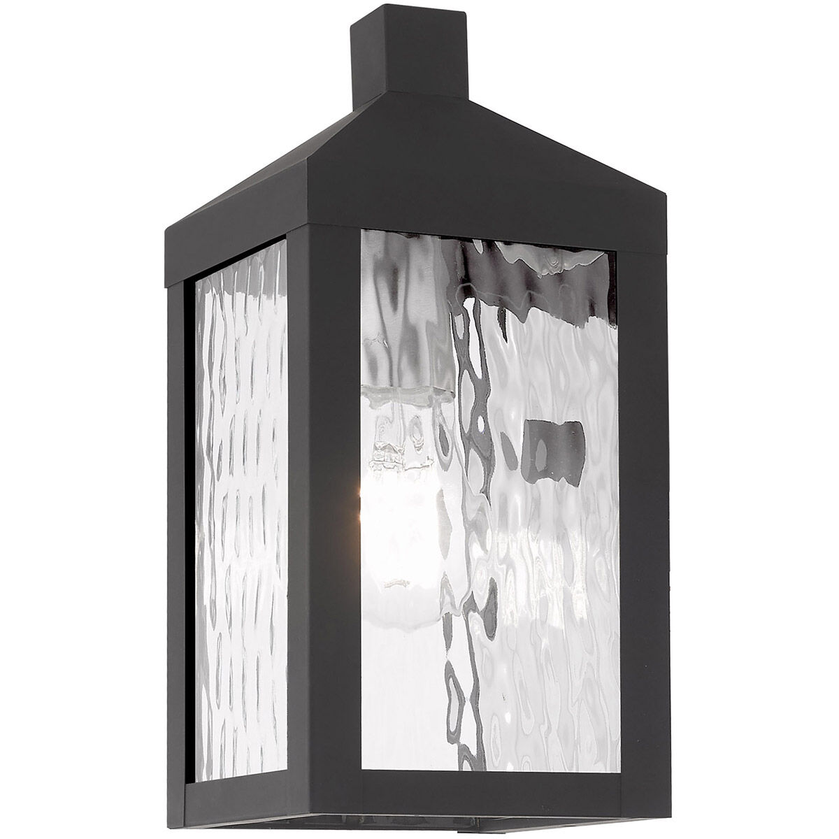 Nyack 1 Light 11 inch Black Outdoor Wall Lantern