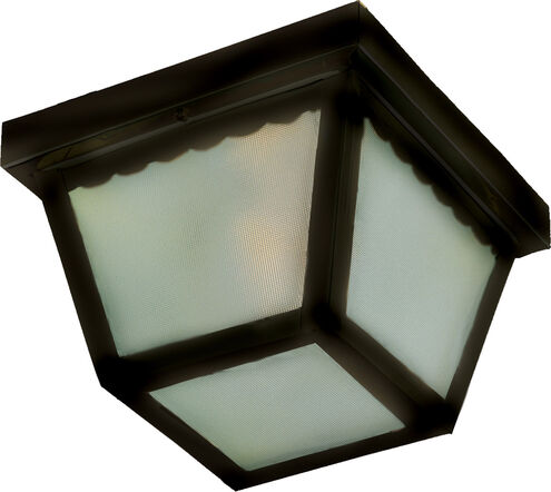 Outdoor Essentials - 620x 2 Light 10 inch Black Outdoor Ceiling Mount