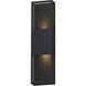 Grate LED 24 inch Black Outdoor Wall Mount