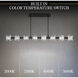 Beyond Bergy LED 5 inch Black Linear Pendant Ceiling Light