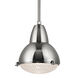 Belmont Pendant Ceiling Light in Satin Nickel