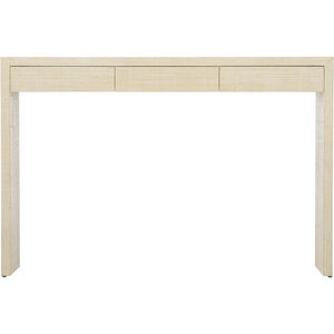 Drop Zone 54 inch White/Cream Console Table