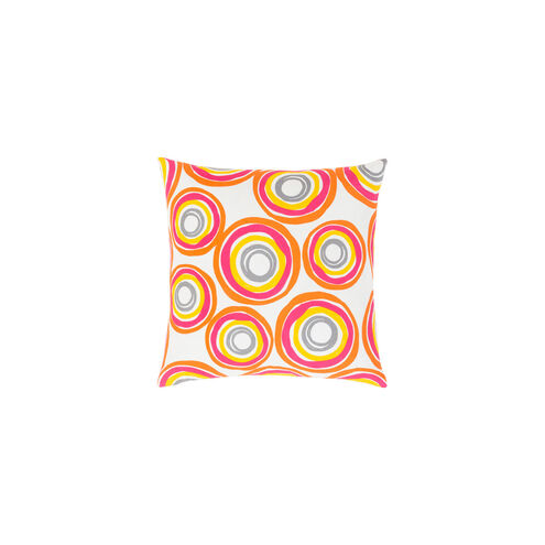 Miranda 20 X 20 inch Bright Yellow and Bright Orange Throw Pillow