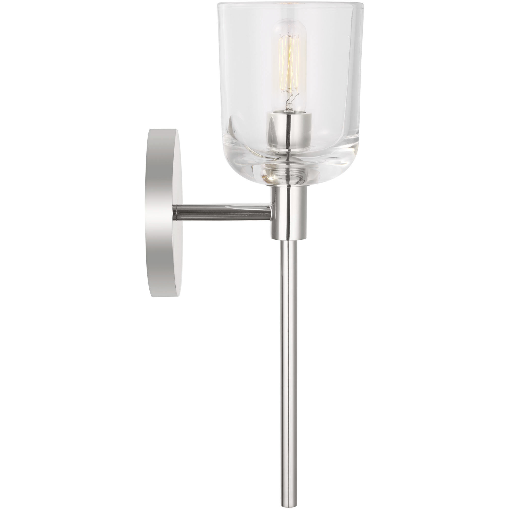 Thom Filicia Hartley Sconce Wall Light in Polished Nickel