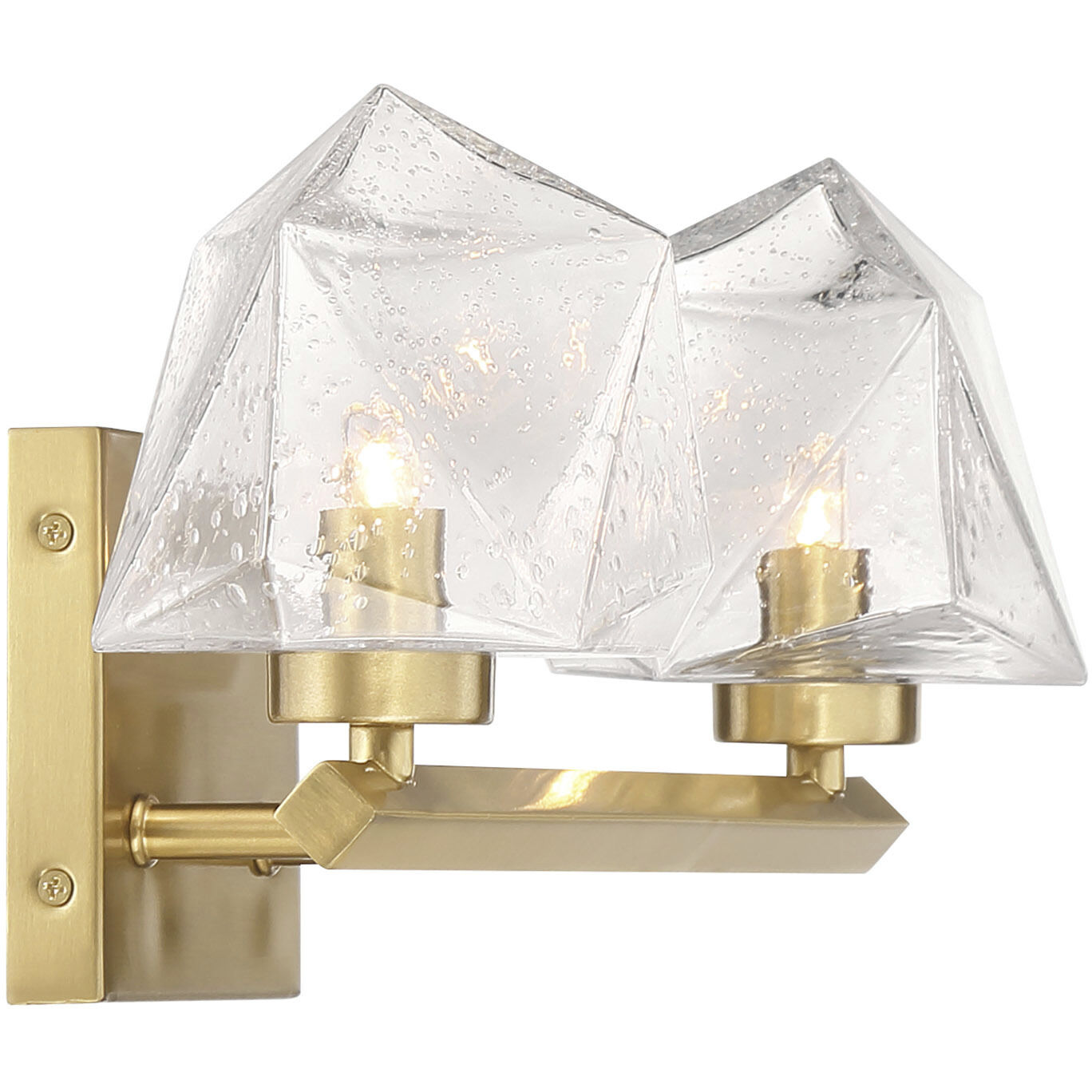 Castello LED 15 inch Warm Brass Bathroom Vanity Light Wall Light