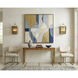 Herrick 2 Light 7.75 inch Luxe Gold and Navy Sconce Wall Light