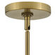 Betty LED 9.5 inch Lacquered Brass Pendant Ceiling Light
