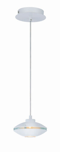 Espace 1 Light 6 inch White Pendant Ceiling Light