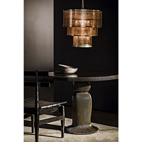 Arena 8 Light 20 inch Antique Brass Pendant Ceiling Light