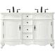 Danville 54 X 36 inch Antique White Bathroom Vanity Cabinet